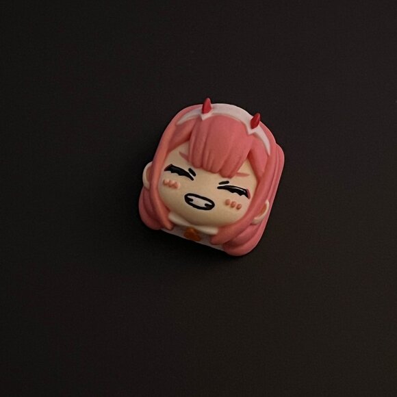Cute Anime ZeroTwo Character Artisan Keycap for Mechanical Keyboard - Picture 1 of 4